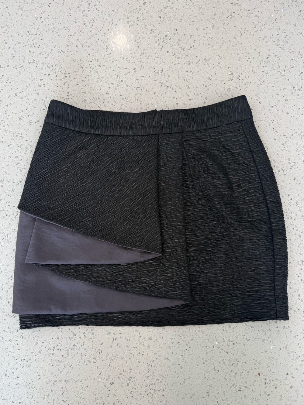 BCBGeneration Black Mini Skirt with Texture